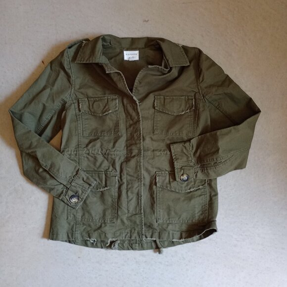 [Blu Pepper] Girl's Mock Army Jacket - Picture 1 of 2